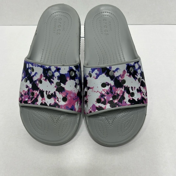 Crocs Classic Tie-Dye Mania Slide Womans 7 Mens 5 - Picture 3 of 8